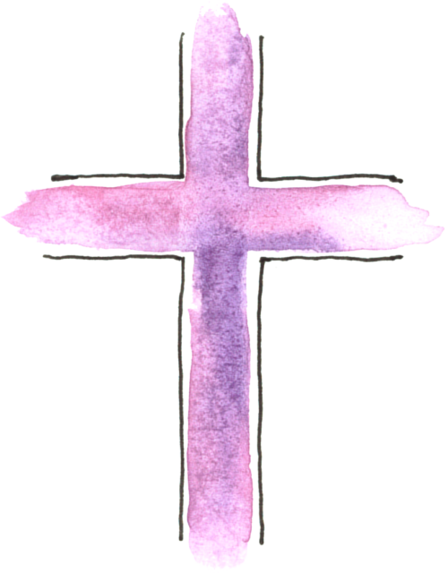 ピンクの十字架のイラスト たまものクラブ