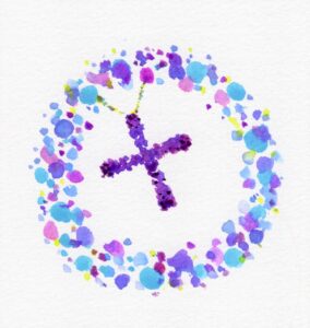 十字架（紫)